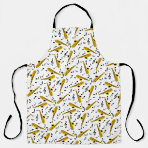 Tablier Motif note musique saxophone