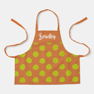 Tablier Motif orange volley