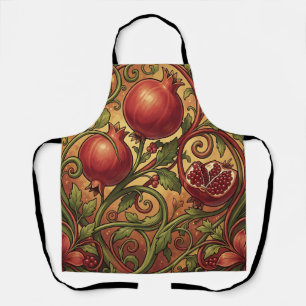 Tablier Motif ornemental de grenade Art Nouveau
