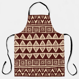 Tablier Motif ornemental tribal rayé