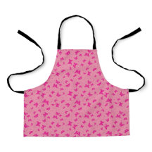 Motif papillon vintage rose