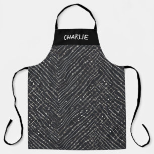 Tablier Motif personnalisé abstrait moderne et élégant