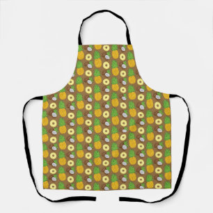 Tablier motif "Pineapple Coconut Bliss"