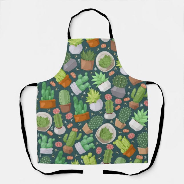 Tablier motif plante (Recto)