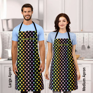 Tablier Motif Pois Rainbow