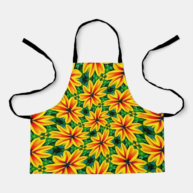 Tablier Motif Rainbow Daisy (Recto)