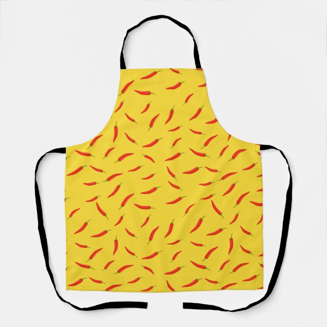 Tablier Motif Red Chilies (Recto)