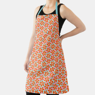 Tablier Motif rétro Orange