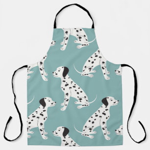 Tablier Motif sans couture avec dalmate mignon