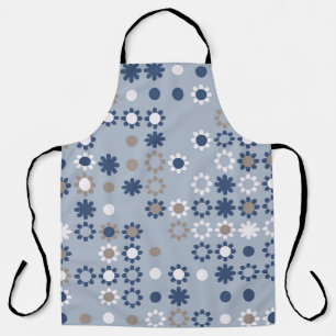 Tablier Motif sans couture avec éléments colorés, vintage 