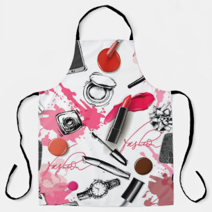 Tablier Motif sans couture avec maquillage peint