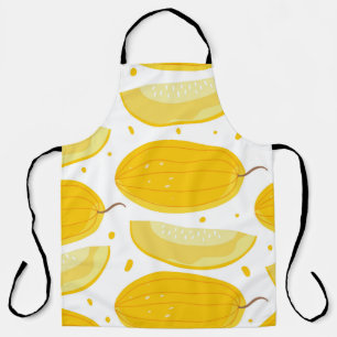 Tablier Motif sans couture avec melons. Fruits de gribouil