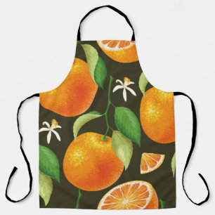 Tablier Motif sans couture avec orange