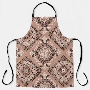 Tablier Motif sans couture avec ornement aquarelle