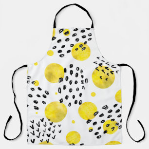 Tablier Motif sans couture avec pois aquarelle