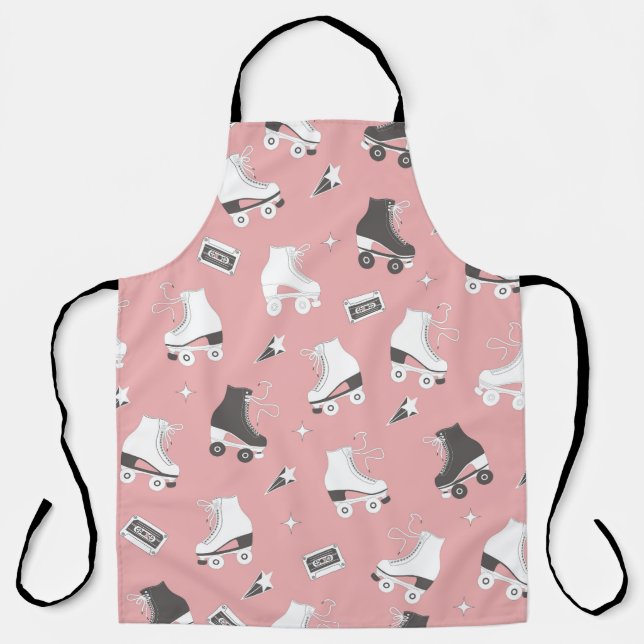 Tablier Motif sans couture avec roulettes et cassette t (Recto)