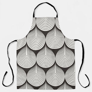 Tablier Motif sans couture. Décor chic monochrome. Geo