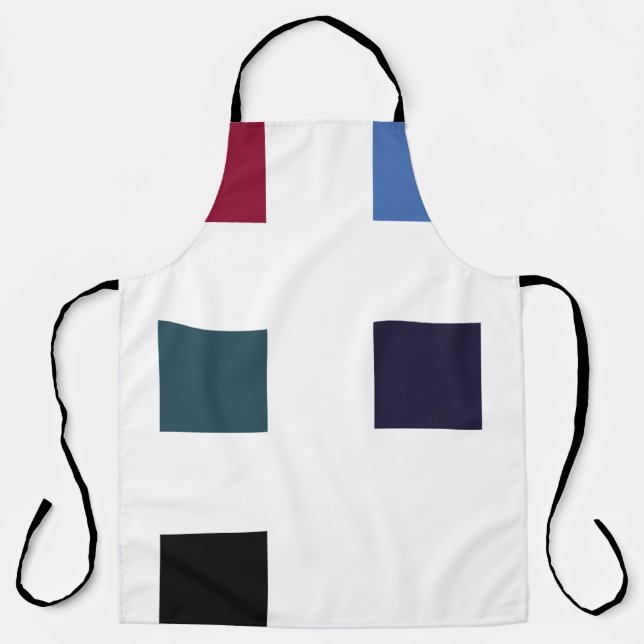 Tablier Motif sans couture. Découper les traits de brosse  (Recto)