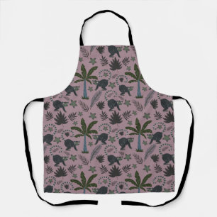 Tablier Motif sans couture Les animaux tropicaux sauts de