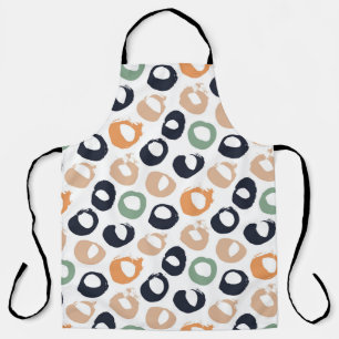 Tablier Motif sans soudure à point Polka. Illustration vin
