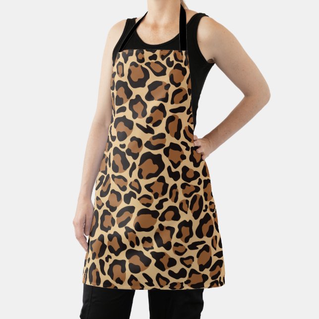Tablier Motif sans voile Leopard (Insitu)