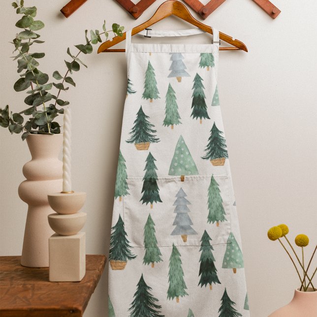 Tablier Motif scandinave de sapin de Noël (Créateur téléchargé)