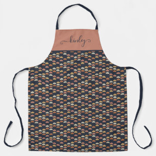 Tablier Motif semi-circulaire géométrique