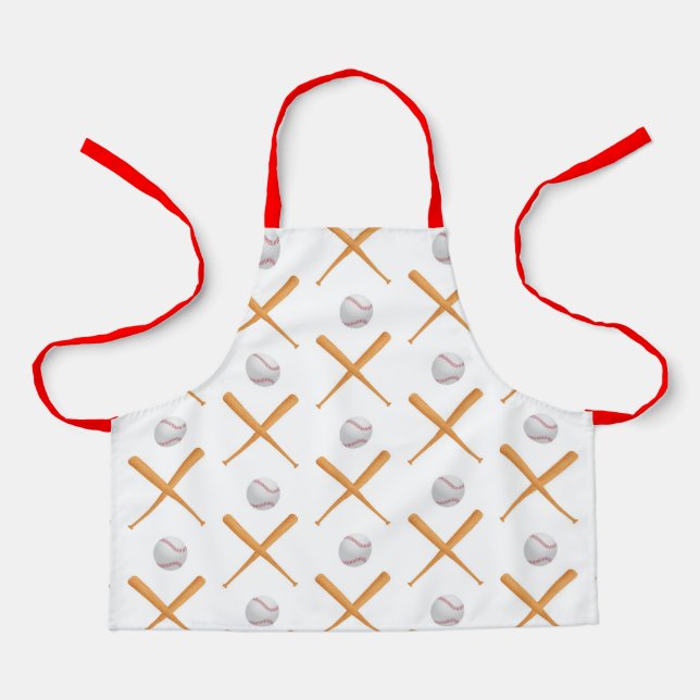 Tablier Motif sportif de baseball Batup (Recto)