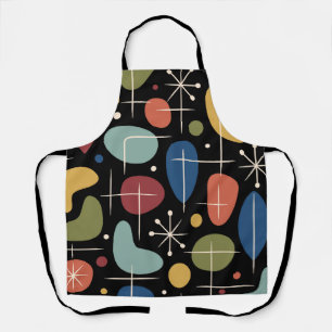 Tablier Motif Sunburst Moderne du Milieu du Siècle