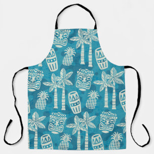 Tablier Motif Tiki Rétro Moderne du Milieu du Siècle