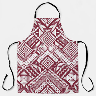 Tablier Motif transparent Aztec