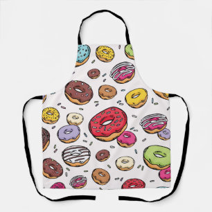 Tablier Motif transparent de donuts