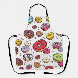 Tablier Motif transparent de donuts