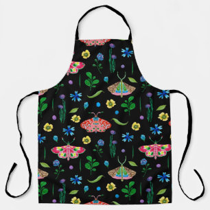 Tablier Motif transparent lumineux avec papillon multicolo