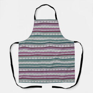 Tablier motif tribal ethnique géométrique d'Amérindien