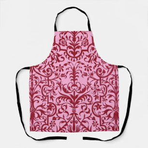 Tablier Motif victorien rose