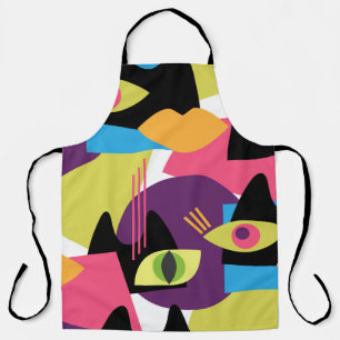 Tablier Motif Vintage abstrait sans faille avec sh abstrai