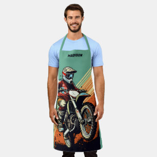 Tablier Motocross de nom personnalisé