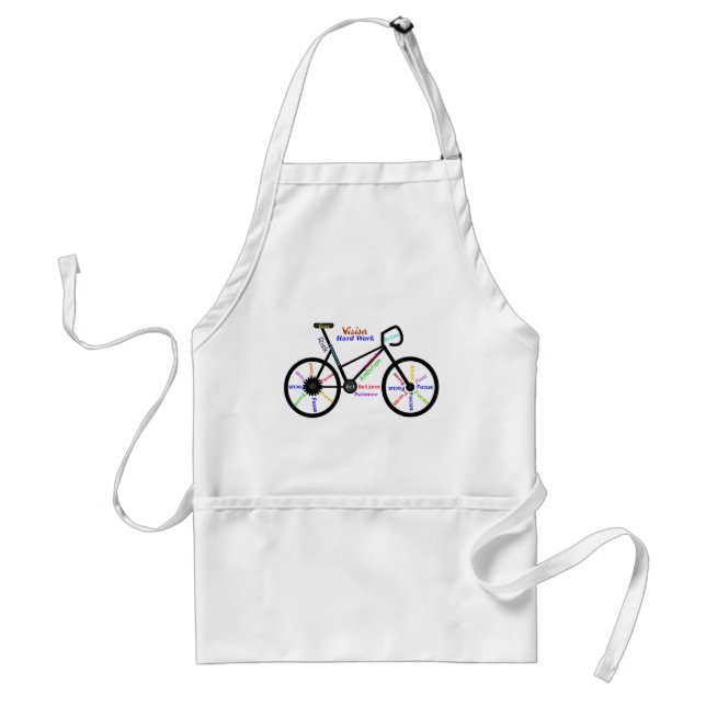 Tablier Mots Motivationnels, Vélo, Cyclisme, Vélo (Devant)
