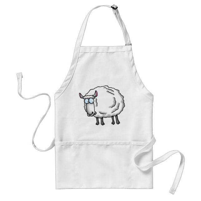 Tablier mouton blanc (Devant)