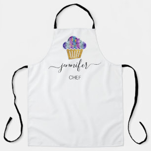 Tablier Muffins Bakery Restauration Gâteaux Sourire Logo 