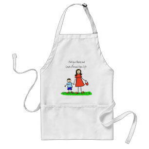 Tablier Mummy and Me Apron (Brunette - Noms personnalisés