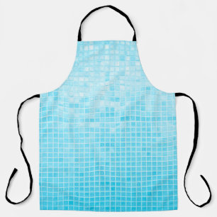 Tablier Mur et carrelage en céramique pastel bleu abstrait