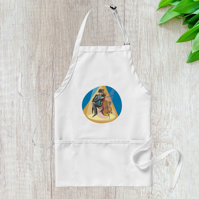 Tablier Musicien Jouant Le Chello (Créateur téléchargé)