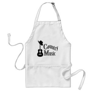 Tablier Musique country