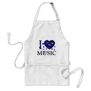 Tablier Musique folle
