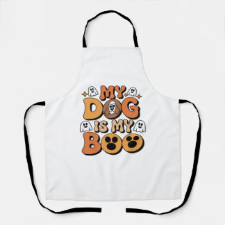 Tablier My Dog Is My Boo Shirt - Drôle Dog Lover Don 2025