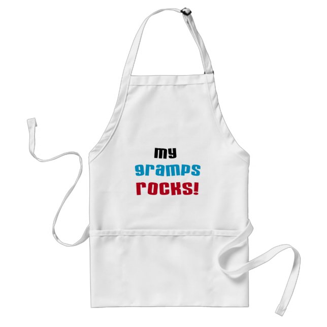 Tablier My Gramps Rocks T-shirts et cadeaux (Devant)