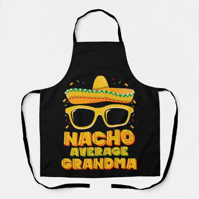 Tablier Nacho Moyenne Famille Grandma Cinco De Mayo (Recto)