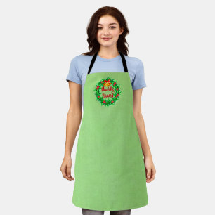 Tablier Nadolig Llawen Welsh Joyeux Noël Apron